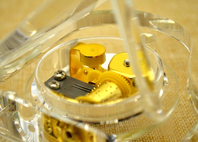 Sooharic Piano Music Box Crystal Song Canon, Clockwork Mechanical Piano Ornament Classical Sweet Gift - Image 2
